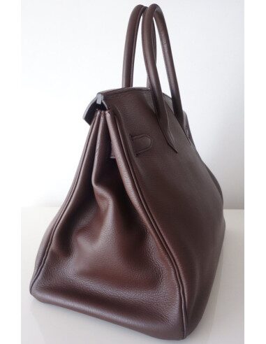 Sac Hermes Birkin 35 marron