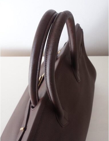 Sac Hermes Birkin 35 marron