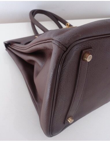Sac Hermes Birkin 35 marron