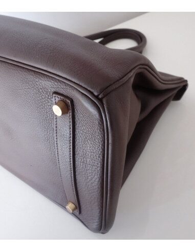 Sac Hermes Birkin 35 marron