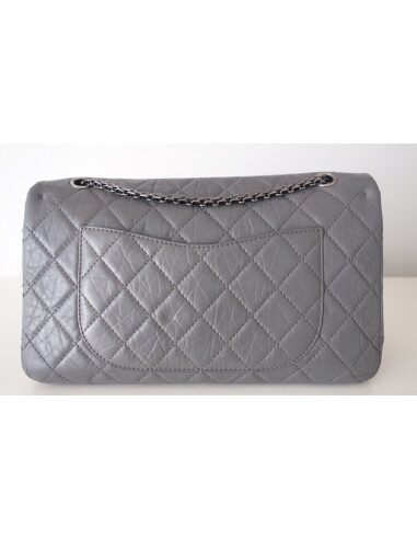 Sac Chanel 2.55 Maxi gris