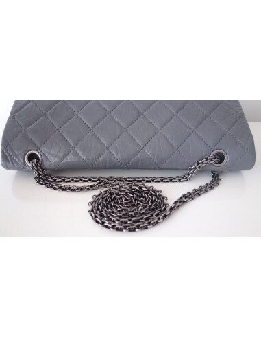 Sac Chanel 2.55 Maxi gris