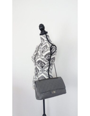 Sac Chanel 2.55 Maxi gris