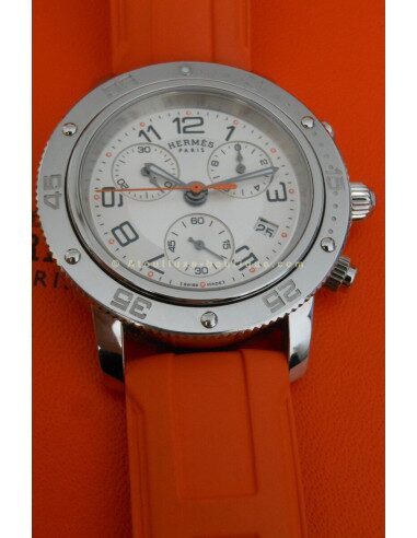 MONTRE HERMES CLIPPER PLONGEE CHRONO GM