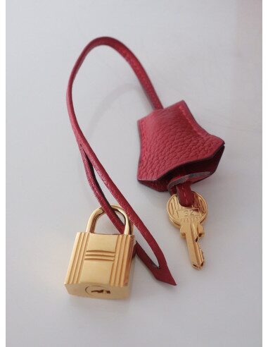 Sac Hermes Birkin 35 rouge