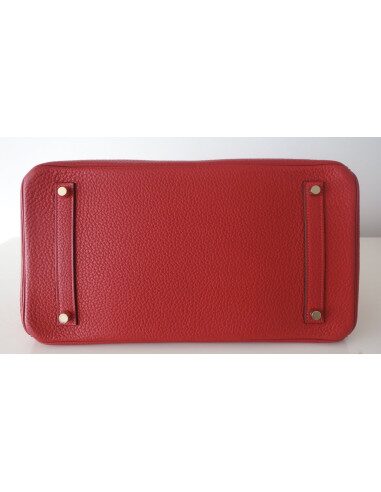 Sac Hermes Birkin 35 rouge
