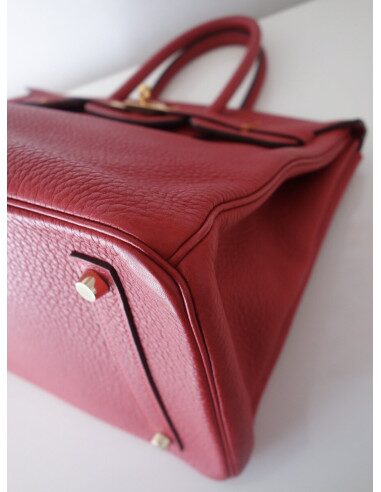Sac Hermes Birkin 35 rouge