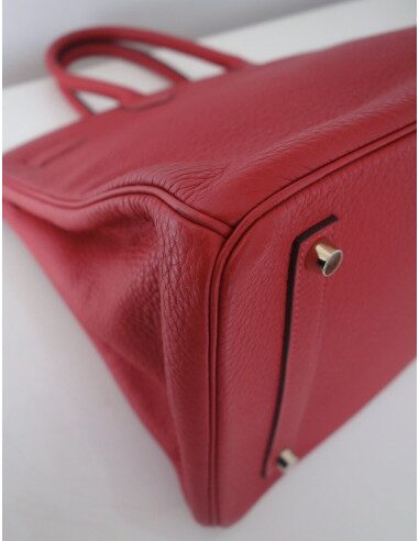 Sac Hermes Birkin 35 rouge