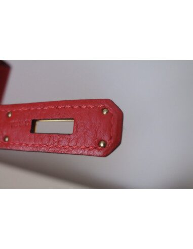 Sac Hermes Birkin 35 rouge