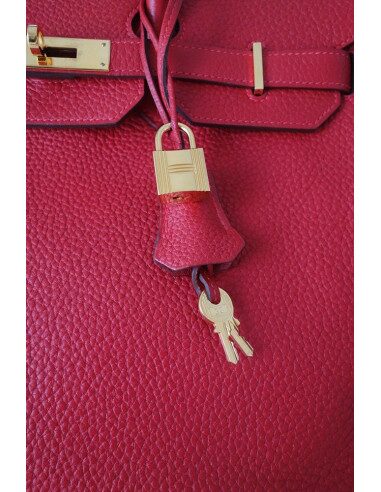 Sac Hermes Birkin 35 rouge