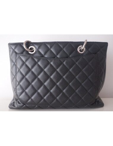 Sac Chanel shopping gris