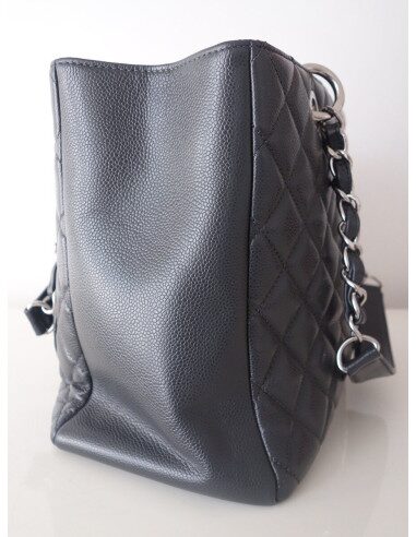 Sac Chanel shopping gris