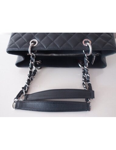 Sac Chanel shopping gris