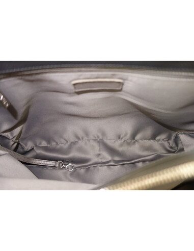 Sac Chanel shopping gris