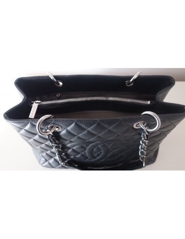 Sac Chanel shopping gris