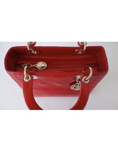 Sac Lady Dior rouge