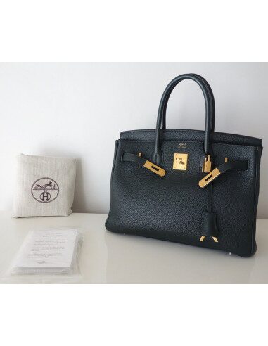 SAC HERMES BIRKIN 30 VERT ANGLAIS