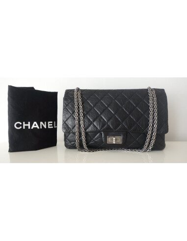 Sac Chanel 2.55 noir maxi