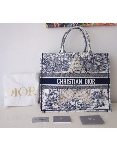Sac Dior Book Tote "Around the world"