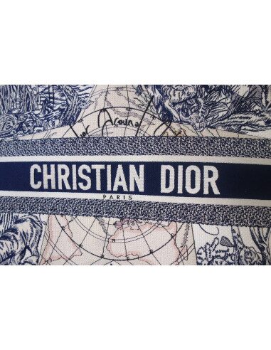 Sac Dior Book Tote "Around the world"