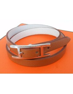 BRACELET HERMES HAPI BLANC / BARENIA