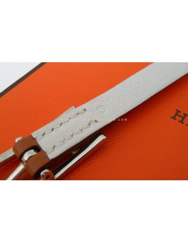 BRACELET HERMES HAPI BLANC / BARENIA
