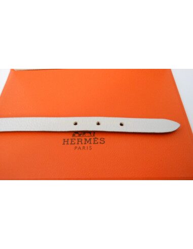 BRACELET HERMES HAPI BLANC / BARENIA