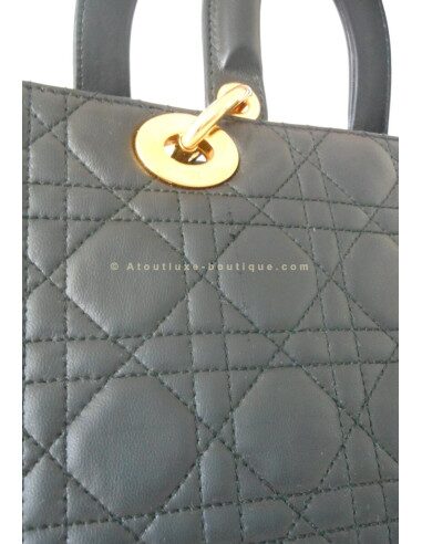 SAC LADY DIOR GRAND MODELE NOIR