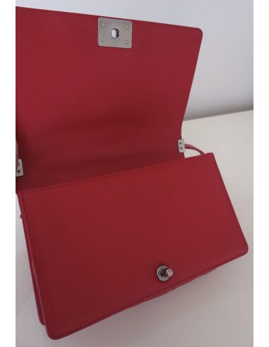Sac Chanel Boy rouge