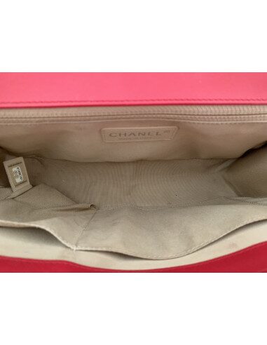 Sac Chanel Boy rouge