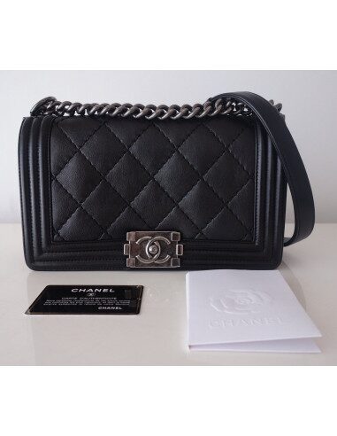 Sac Chanel Boy noir medium