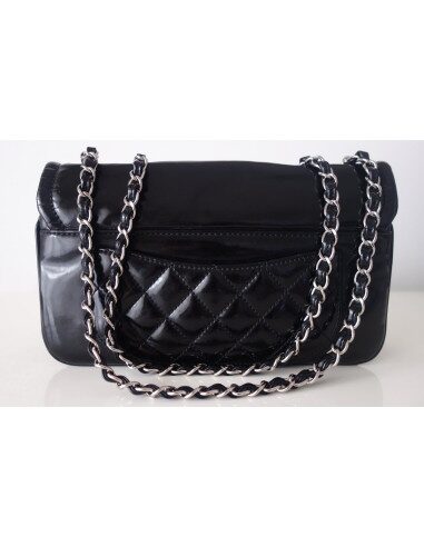 Sac Chanel vinyle noir