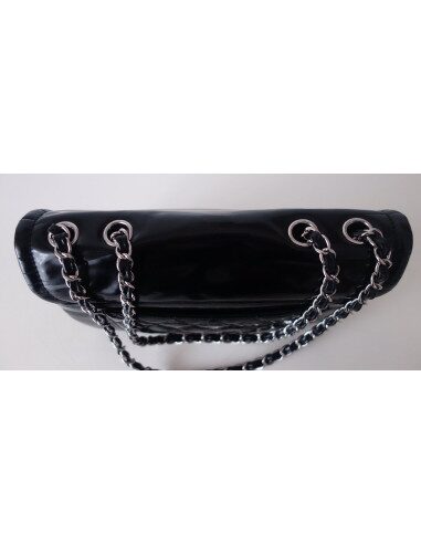 Sac Chanel vinyle noir