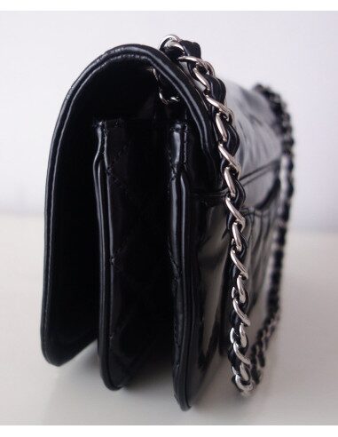 Sac Chanel vinyle noir
