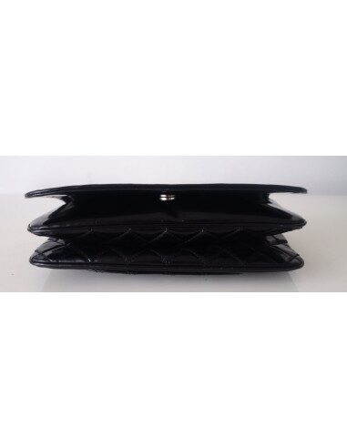 Sac Chanel vinyle noir