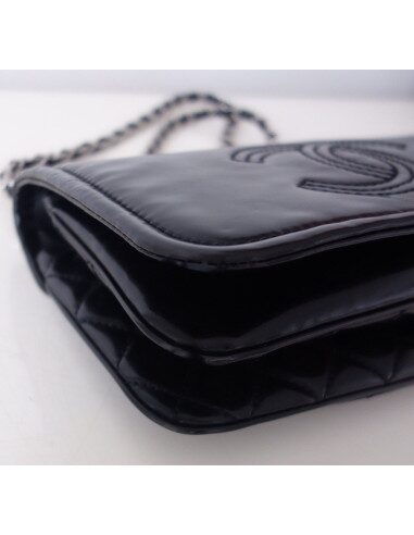 Sac Chanel vinyle noir