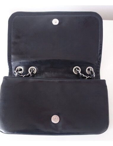 Sac Chanel vinyle noir