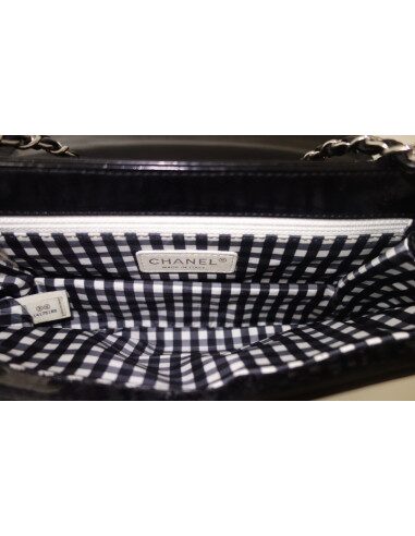Sac Chanel vinyle noir