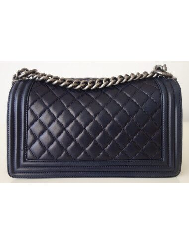 Sac Chanel Boy bleu marine