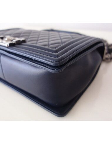 Sac Chanel Boy bleu marine