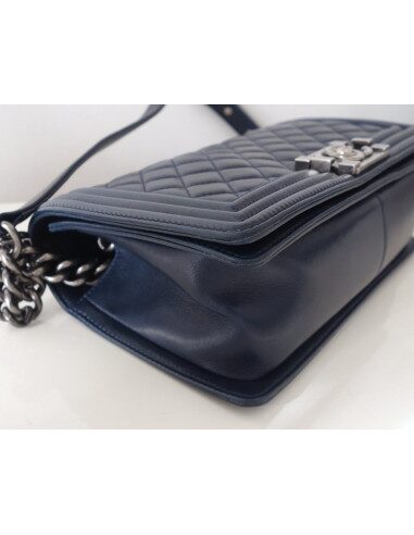 Sac Chanel Boy bleu marine