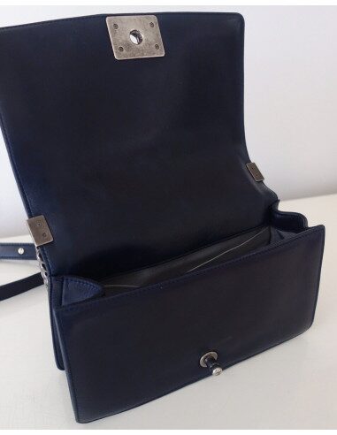 Sac Chanel Boy bleu marine