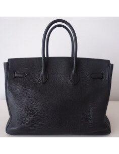 Sac Hermes Birkin 35 noir 2