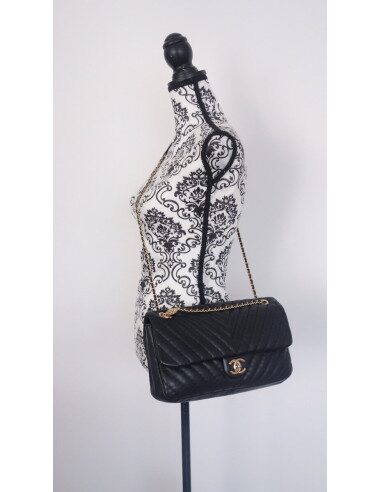 Sac Chanel Classique chevron Gm