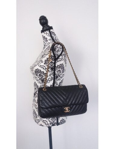 Sac Chanel Classique chevron Gm