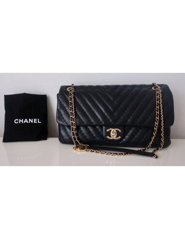 Sac Chanel Classique chevron Gm
