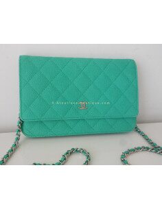 POCHETTE / SAC CHANEL VERT MENTHE