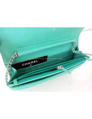 POCHETTE / SAC CHANEL VERT MENTHE