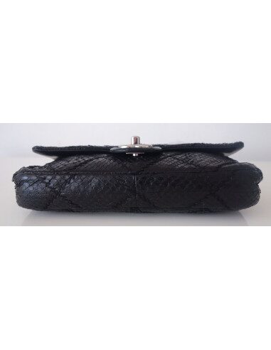 Sac Chanel Classique python noir