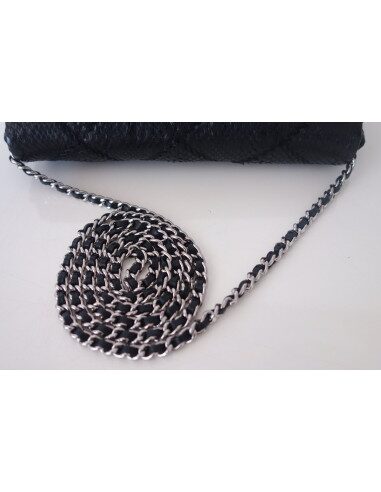 Sac Chanel Classique python noir